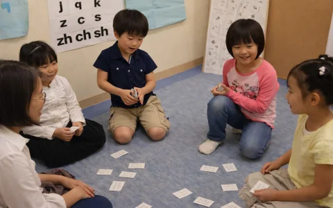 楽しく英語を学ぶ様子の画像